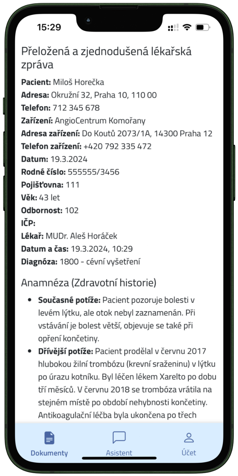 Rozumějte svému zdraví díky překladu z doktorštiny do češtiny